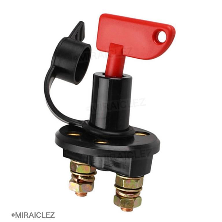 カットオフスイッチ キルスイッチ 2極 バッテリー カット ターミナル バッテリー上がり防止 汎用 12v 24v スイッチ カットオフ 切断