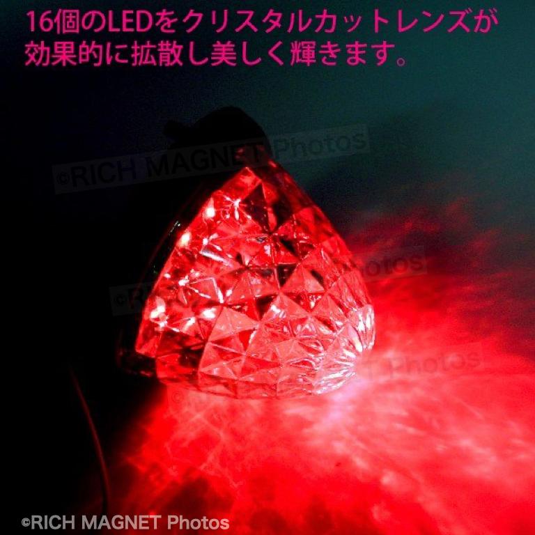 サイドマーカー 16連 Led 24v ランプ 防水 ダイヤモンドカット トラック デコトラ スモール ブレーキ レッド 赤 10個 バスマーカー 243 10 Red Side Marker 16led 店舗ツイてる 通販 Yahoo ショッピング