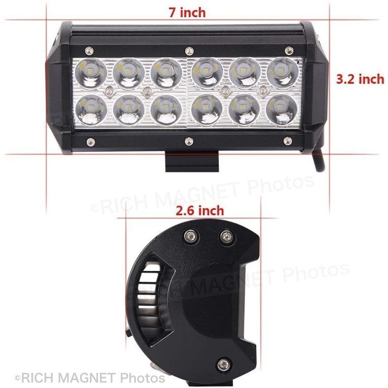 ワークライト 作業灯 36W 2個 LED フォグ ランプ バイク ワークライト 作業灯 36W 2個 LED フォグ ランプ バイク