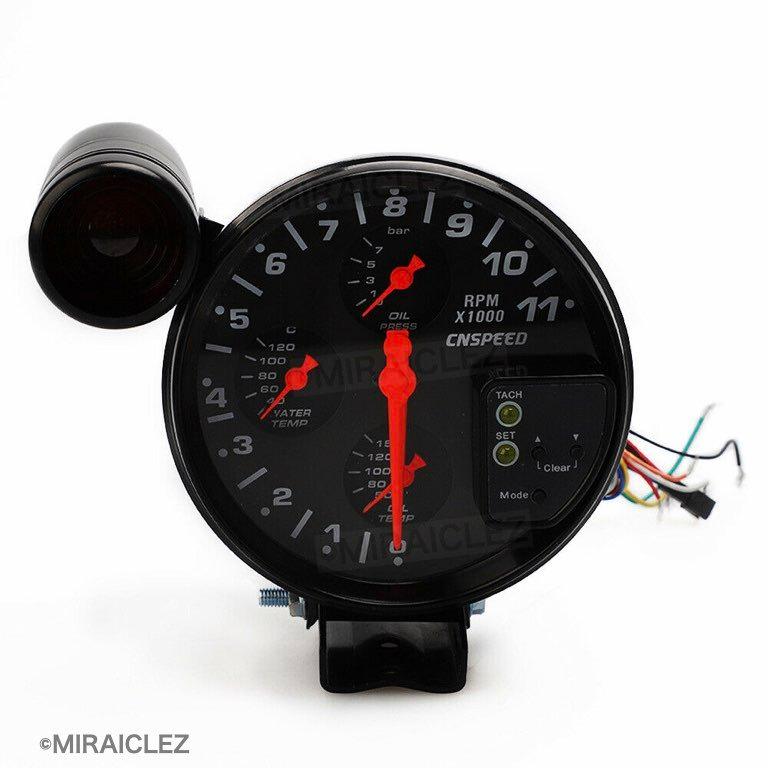 タコメーター 油圧計 水温計 油温計 汎用 マルチメーター 追加メーター