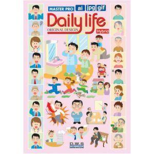 イラスト素材集 デイリーライフ イラストレーター Illustrator Sap 027 デジタル素材集 テンプテーション 通販 Yahoo ショッピング