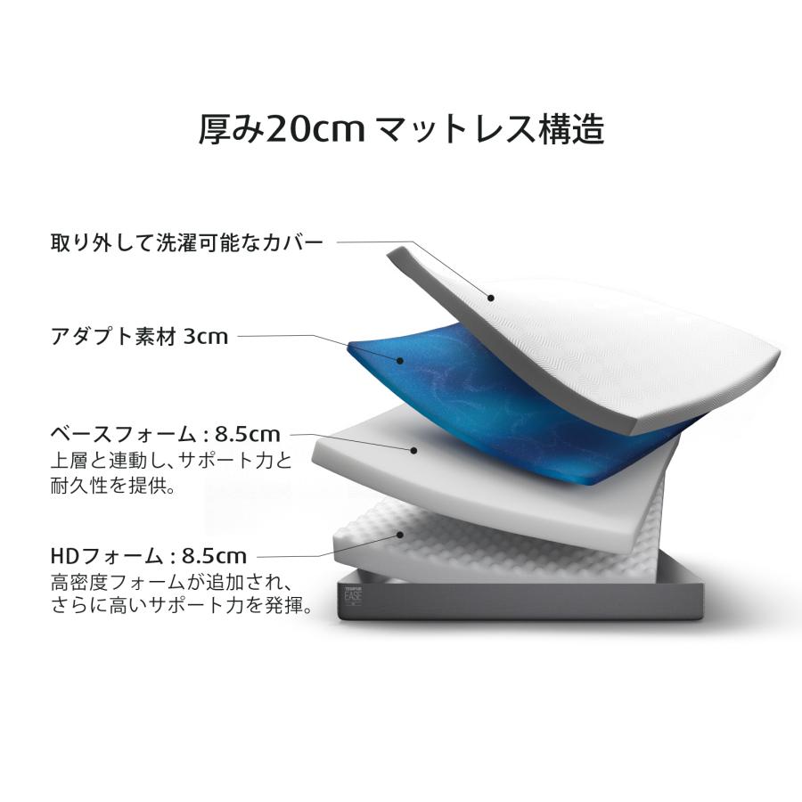 テンピュール（TEMPUR） 公式ストア限定 電動ベッド シングル