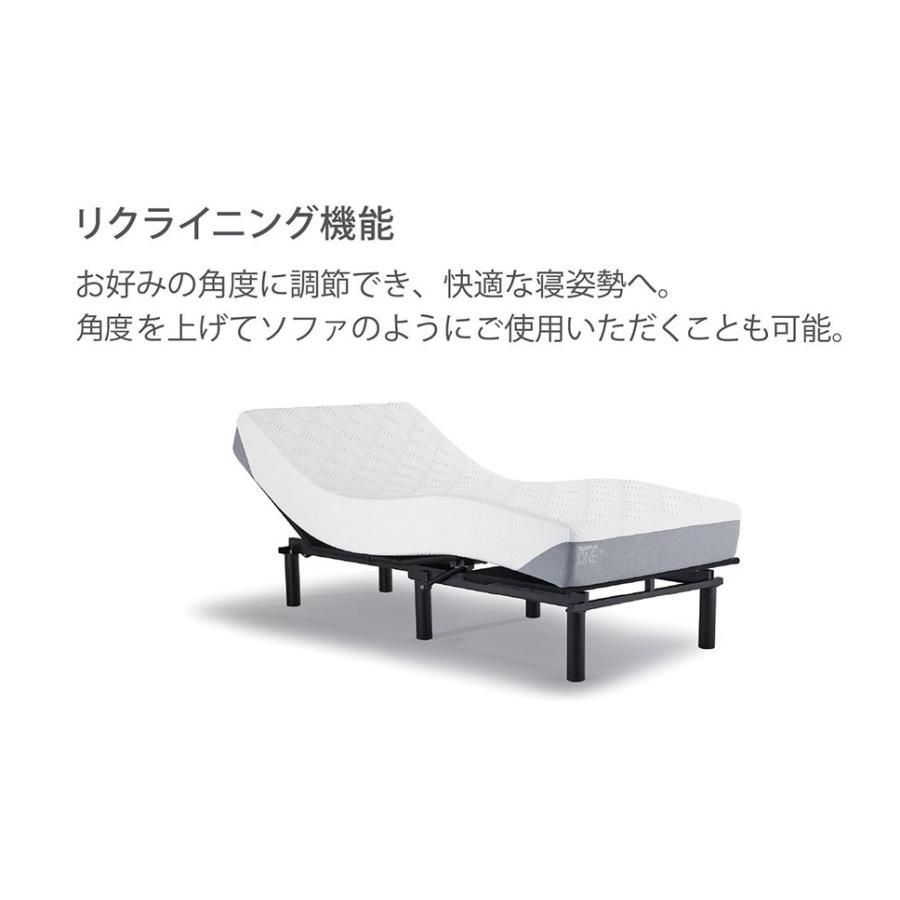テンピュール（TEMPUR） 電動ベッド セミダブル エルゴワン 折りたたみ