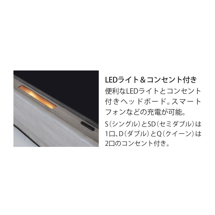 テンピュール（TEMPUR） ベッド ベッドフレーム 木製ベッド すのこ