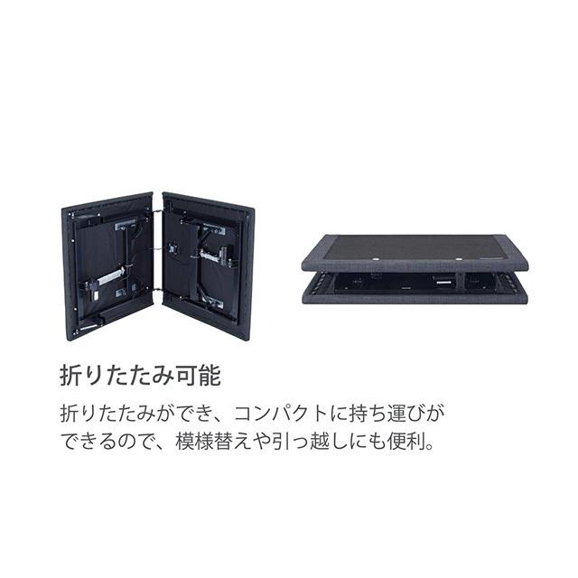 電動ベッド セミダブル 折り畳み 2モーター テンピュール アウトレット ゼロジー フォールダブルベッド 保証なし 幅120cm | 家内設置・組立込み｜tempur｜03