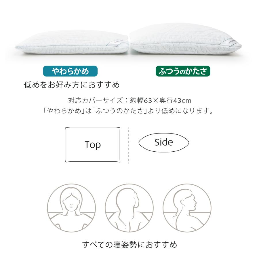 テンピュール（TEMPUR） 枕 63x43cm コンフォート エア ピロー