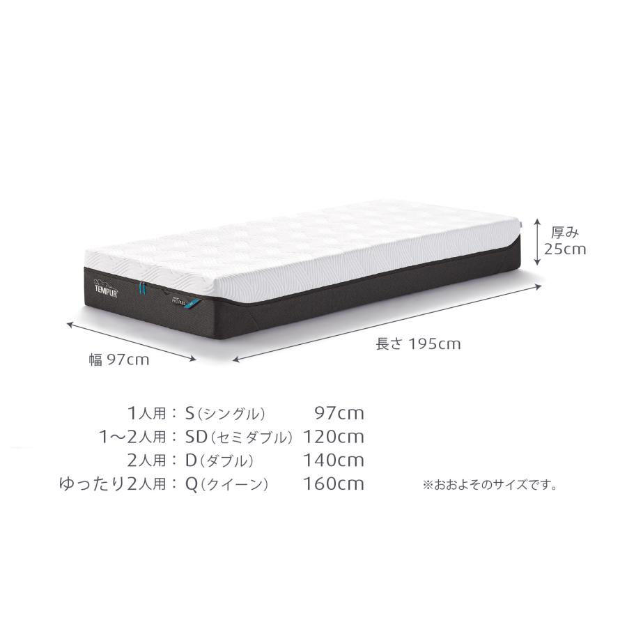 テンピュール マットレス プロ プラス 厚み25cm クイーン テンピュール マットレス プロ プラス 厚み25cm クイーン