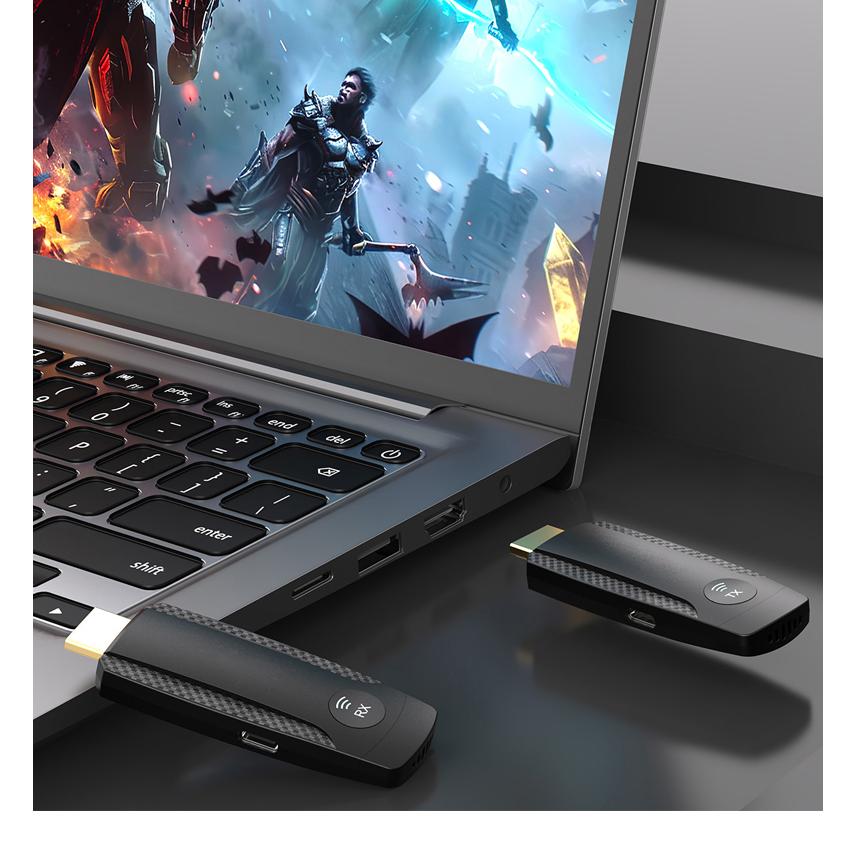 大阪電子工業HDMI 送受信機セット メーカー保証 挿すだけ 1080P 安定転送距離ワイヤレス 無線化hdim 音画同期 超低遅延 テレビ/PC/Mac/Window/カメラ/_3