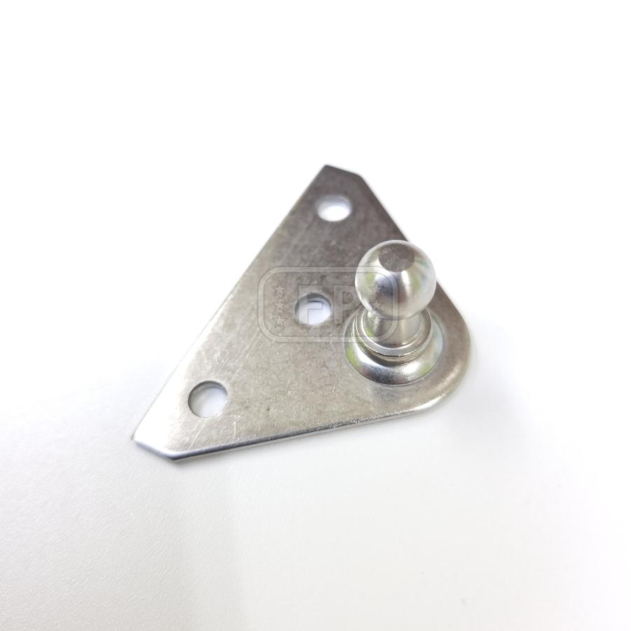 ガススプリング・ガスダンパー用　ボールスタッド　フラット取付金具　３穴固定　ステンレス製　 FB120SS　ガスばね　ボール部直径１０ミリ |  | 01