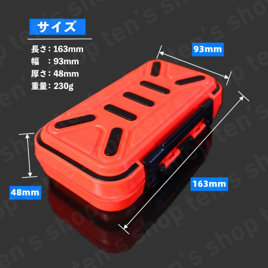釣り タックルボックス ケース 入れ物 頑丈 防水 防塵 防埃 収納 ルアー 釣り具 耐衝撃 タックルケース 密封 ケース フィッシング用品 小型 コンパクト 持ち運び A0011 Tens Shop 通販 Yahoo ショッピング