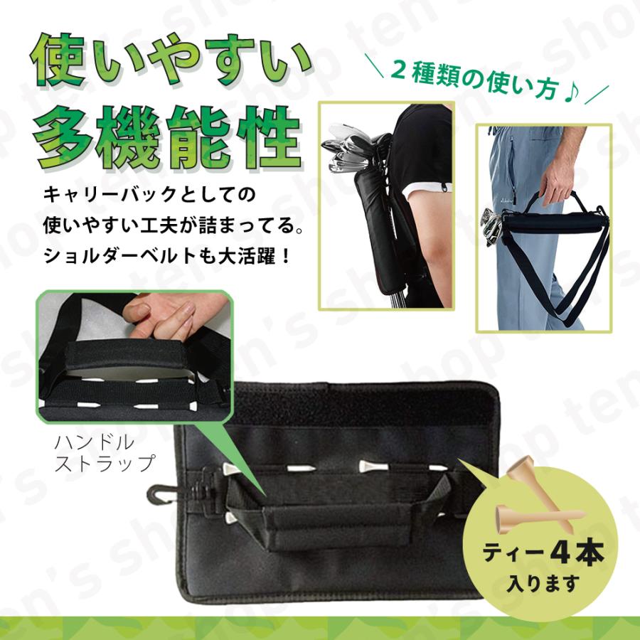 ビジネスバック クラブケース ゴルフバック バッグ 練習場 練習用 ミニバッグ 通販 ゴルフクラブ キャリーバッグ サブバッグ クラブケース ゴルフ ブラック