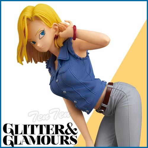 ドラゴンボールZ GLITTER＆GLAMOURS ANDROID NO.18-II 人造人間18号 Aカラー 【即納品】 プライズ フィギュア バンプレスト｜ten-ten-store