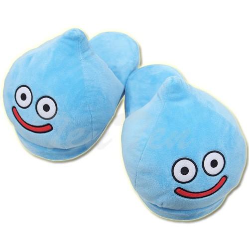 ドラゴンクエスト ぬいぐるみ スリッパ スライム ブルー 【即納品
