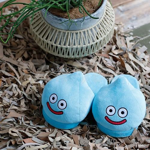 ドラゴンクエスト ぬいぐるみ スリッパ スライム ブルー 【即納品