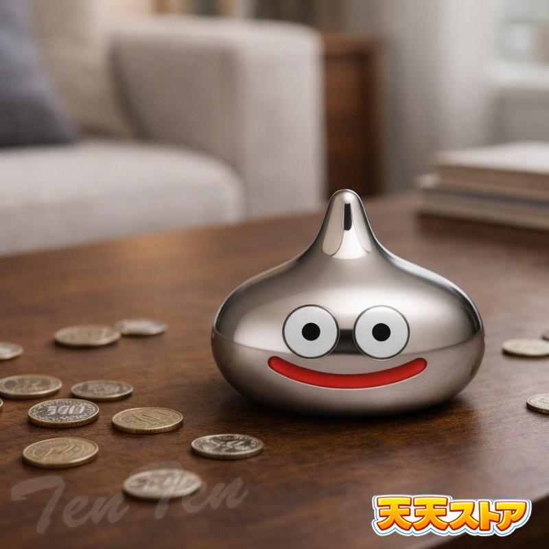 スクリーム 陶器製 貯金箱 2体セット ドラゴンクエスト スマイルスライム 陶器貯金箱 メタルスライム 【即納