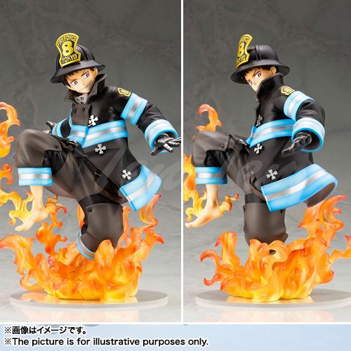 ARTFX 炎炎ノ消防隊 J 森羅日下部 (再販) 【即納品】 炎炎 1/8スケール 