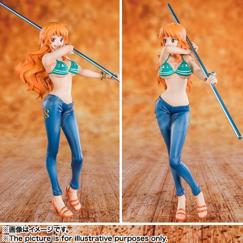 ワンピース フィギュアーツZERO 泥棒猫ナミ ONE PIECE TVアニメ20周年記念 麦わらの一味｜ten-ten-store｜03