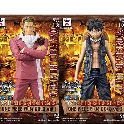 ワンピース DX THE GRANDLINE MEN ONE PIECE FILM GOLD vol.1 全2種セット ルフィ テゾーロ  【新品・未開封】 ONEPIECE フィルムゴールド プライズ フィギュア