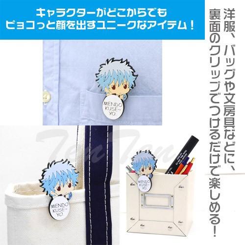 銀魂 グッズ ピョコッテ 坂田銀時 バッジ アクセサリ : 天天ストア