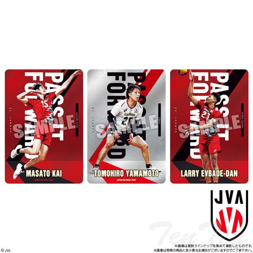BANDAI JAPAN NATIONAL VOLLEYBALL TEAM ツインウエハース 選手 BANDAI JAPAN NATIONAL VOLLEYBALL TEAM ツインウエハース 選手