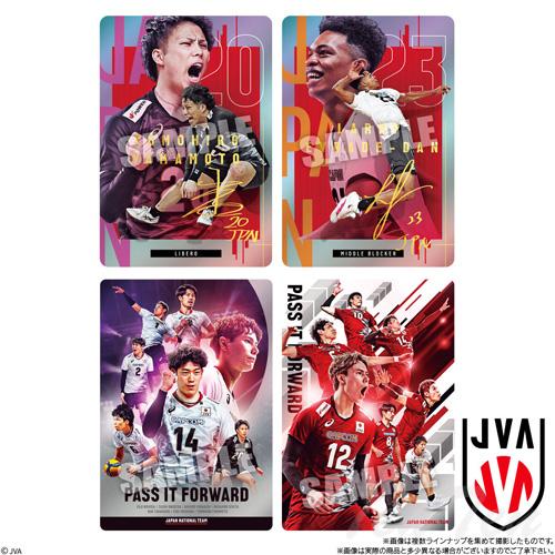 BANDAI JAPAN NATIONAL VOLLEYBALL TEAM ツインウエハース 選手 BANDAI JAPAN NATIONAL VOLLEYBALL TEAM ツインウエハース 選手