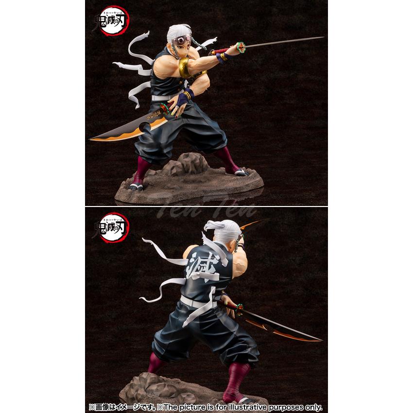 鬼滅の刃 ARTFX J 宇髄天元 【即納品】 鬼滅 宇髄 天元 うずい てんげん フィギュア 遊郭編 1/8スケール 完成品 きめつのやいば｜ten-ten-store｜04