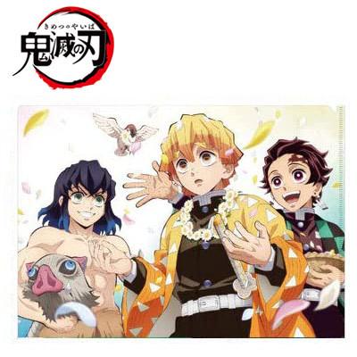鬼滅の刃 デザインアート クリアファイル フラワー (炭治郎＆善