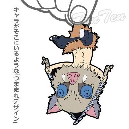 鬼滅の刃 つままれキーホルダー 嘴平 伊之助 （はしびら いの