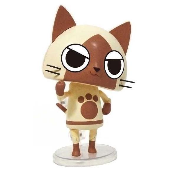 動く！ アイルー フィギュア 4種類セット BANPRESTO モンスターハンター グッズ 動く！アイルー/メラルー