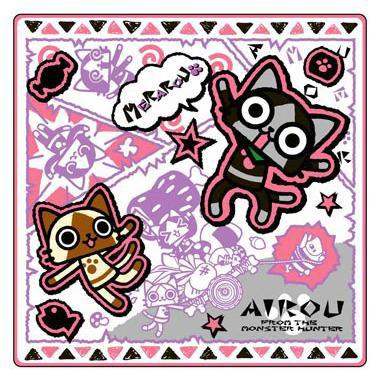 モンスターハンター アイルー グッズ AIROU ミニタオル アイルー