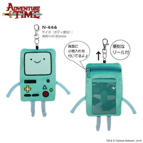 アドベンチャー タイム グッズ ぬいぐるみパスケース Bmo ビーモ N492 Npc 4 天天ストア 通販 Yahoo ショッピング