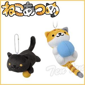 ねこあつめ カバンに付けられるでっかいぬいぐるみvol.1 全4種セット