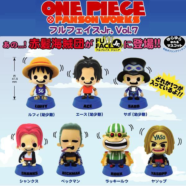 ワンピース、赤髪海賊団フルフェイスヘルメット BANDAI（バンダイ） ワンピース グッズ フィギュア フルフェイスJr