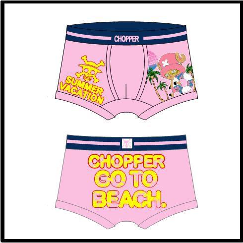 ワンピース ボクサーパンツ チョッパー ゴートゥービーチ ピンクカラー Mサイズ｜ten-ten-store