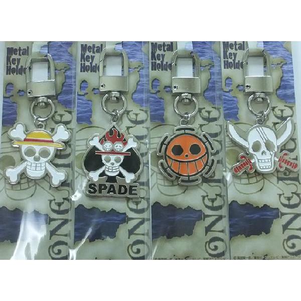 ワンピース グッズ メタルキーホルダー 海賊旗シンボルマーク : 天天