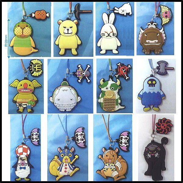 ワンピース　ストラップ ワンピース ラバーストラップ 仲間シリーズ 第2弾 全12種セット : 天天