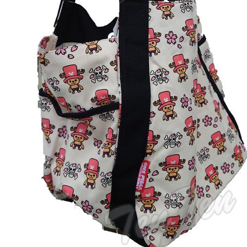 新品★ONE PIECE【ルフィ＆チョッパー】バルーンバッグ★3点セット ワンピース x パンソンワークス バルーン トート バッグ チョッパー 柄