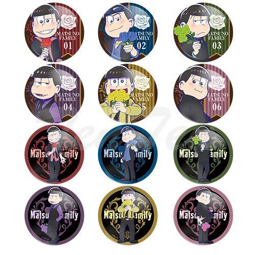 おそ松さん MatsunoFamily トレーディング缶バッジ vol.2 1BOX12