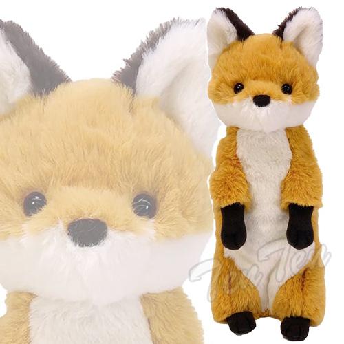 potte ペンケース キツネ 【即納品】 きつね ぬいぐるみ ペン ポーチ