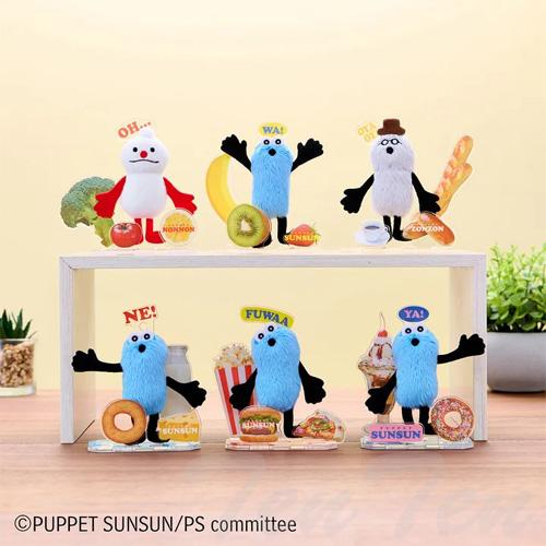 アクぬいCollection パペットスンスン 1BOX 全6種セット 【即納品】 ノンノン ゾンゾン PUPPET SUNSUN アクスタ ぬいぐるみ セガの画像
