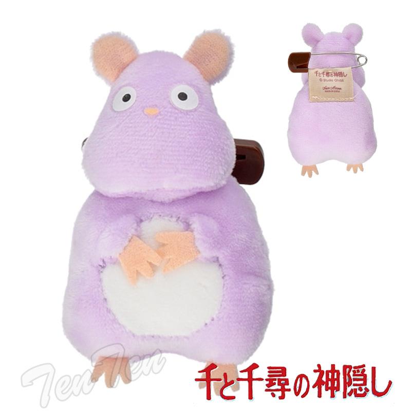 スタジオジブリ 千と千尋の神隠し ぬいぐるみバッジ 坊ねずみ 小