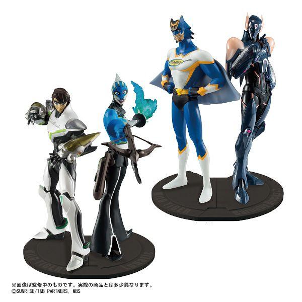 【美品】12PM ワイルドタイガー&バーナビーセット BANDAI（バンダイ） TIGER&BUNNY STYLING2 BOX 全4種セット 【即納品