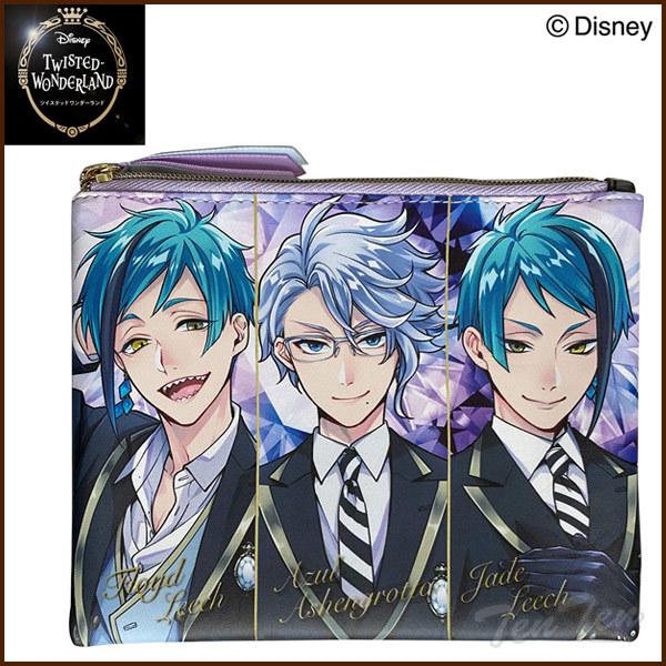 ディズニー ツイステッドワンダーランド フラットポーチ オクタヴィネル寮 リトル マーメイド ツイステ グッズ Saralinfrastructure Com