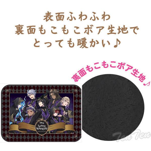 ツイステ　ブランケット ディズニー ツイステッドワンダーランド ふわもこブランケット