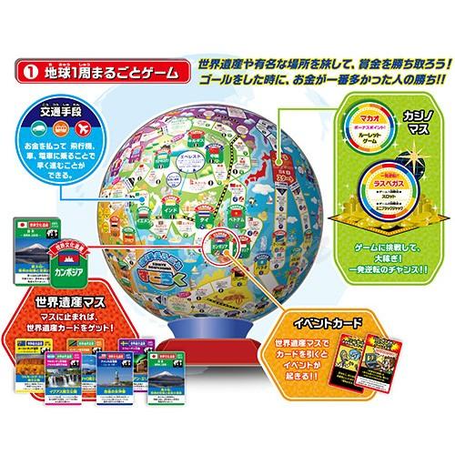 地球まるごとすごろく 立体型ボードゲーム 地球儀型 贈り物 プレゼントに Tk Mgsgrk 天天ストア 通販 Yahoo ショッピング