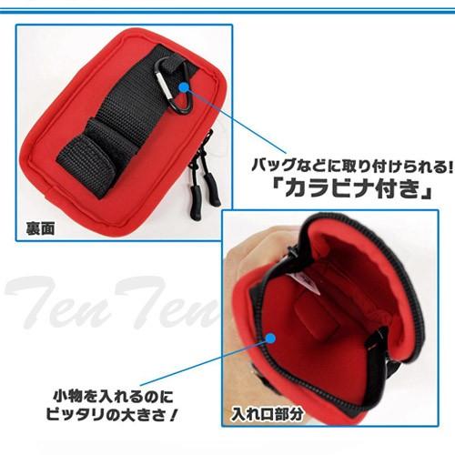 妖怪ウォッチ グッズ カラビナ付きモバイルポーチ レッド 【即納品