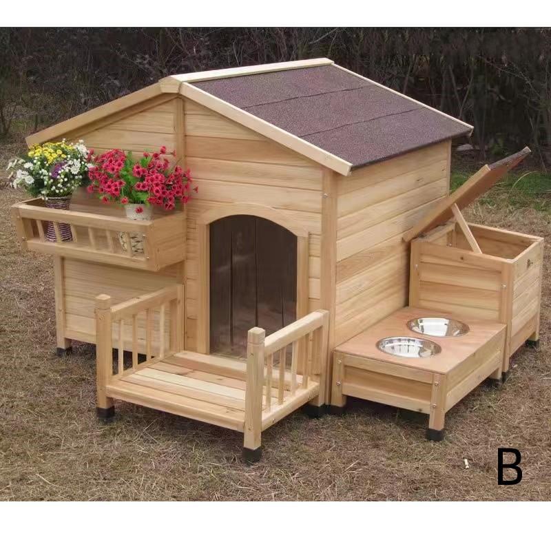 人気商品☆超大型犬ハウス 犬ハウス 木製ハウス ペットには アップグレードのドア 自由組み立て 犬用品 犬用 アパート 犬小さな城 犬小屋 犬ハウス 冬 防風防寒 犬ハウス 犬小屋