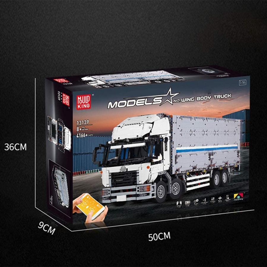 テクニックウィングボディトラックビルディングセットトラックモデル、6モーター、ビルディングブロック、大人と子供向けのleg0ギフトと互換性あり、416 