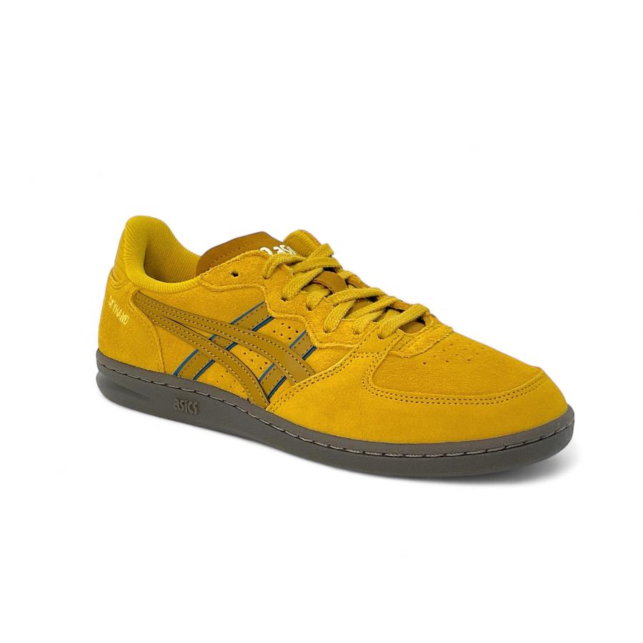 アシックス スニーカー スカイハンド OG スポーツスタイル ASICS SKYHAND OG オールジェンダー 1990年代 コート系 ハンドボール 天然皮革 ガムソール 1203A452の画像