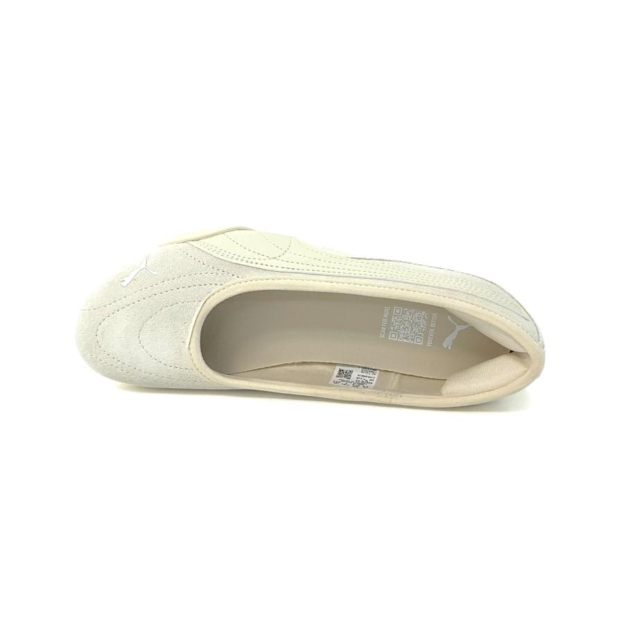 PUMA フラットシューズ ホワイト 406310-02 PUMA（プーマ） レディース